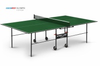теннисный стол start line olympic с сеткой green