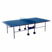 теннисный стол всепогодный sunflex outdoor с сеткой (синий)