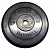 диск обрезиненный d51мм mb barbell atlet 25кг черный